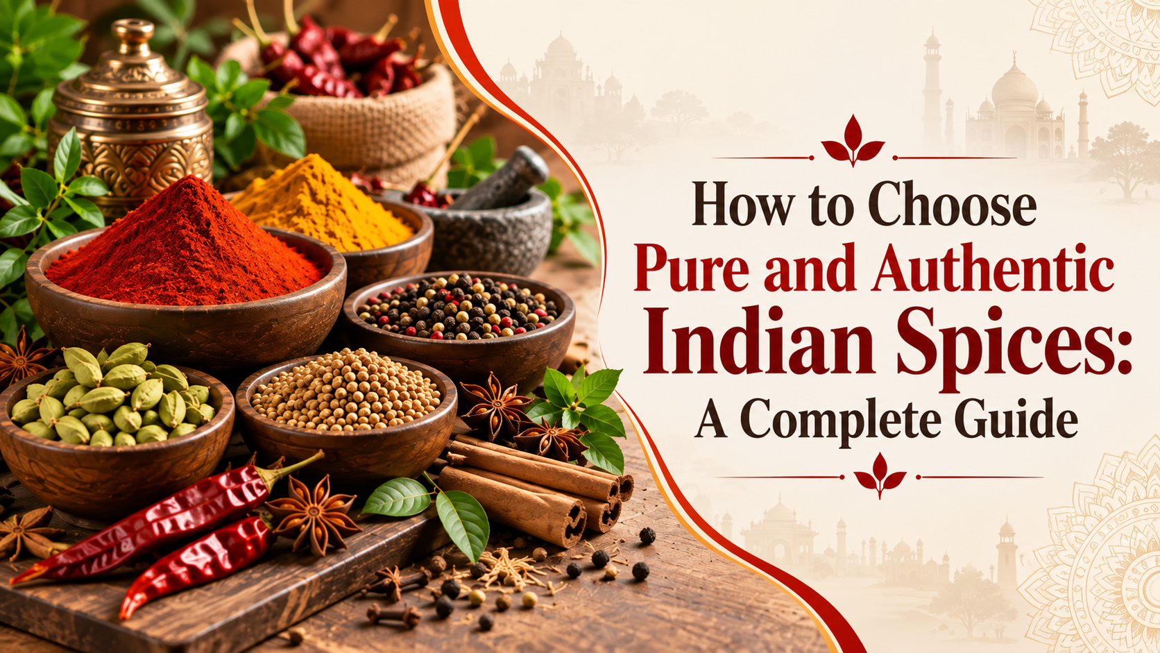 How to Choose Pure and Authentic Indian Spices: A Complete Guide