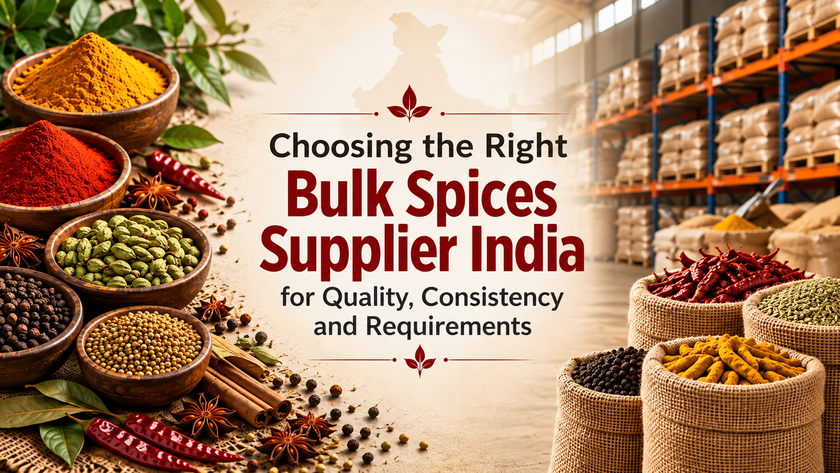 Choosing the Right Bulk Spices Supplier India for Quality, Consistency and Requirements