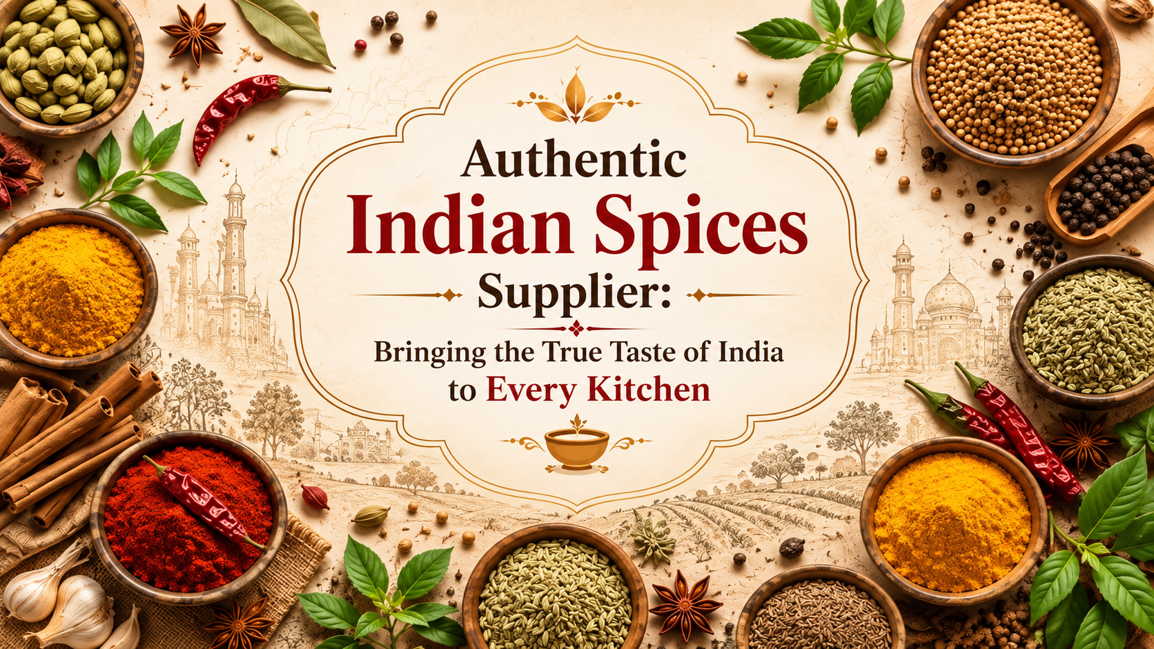 Authentic Indian Spices Supplier: Bringing the True Taste of India to Every Kitchen