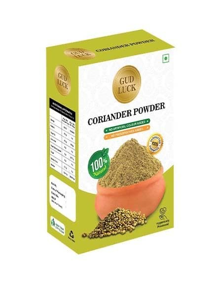 Gud Luck Organic Ground Coriander - Gluten Free, Vegan, Non-GMO - Resealable Zip Lock Pouch
