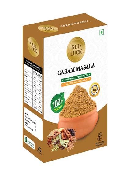 Gud Luck Organic Garam Masala powder Indian Food Spices Blend Seasoning For Cooking | Vegan | No Colors | NON-GMO -3.5 ounce